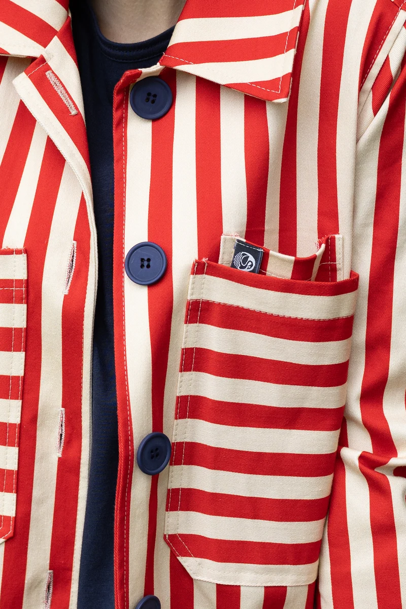 Daneprairie Stretch Canvas Jacket Summer Red/Chalk