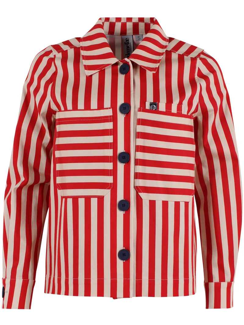 Daneprairie Stretch Canvas Jacket Summer Red/Chalk