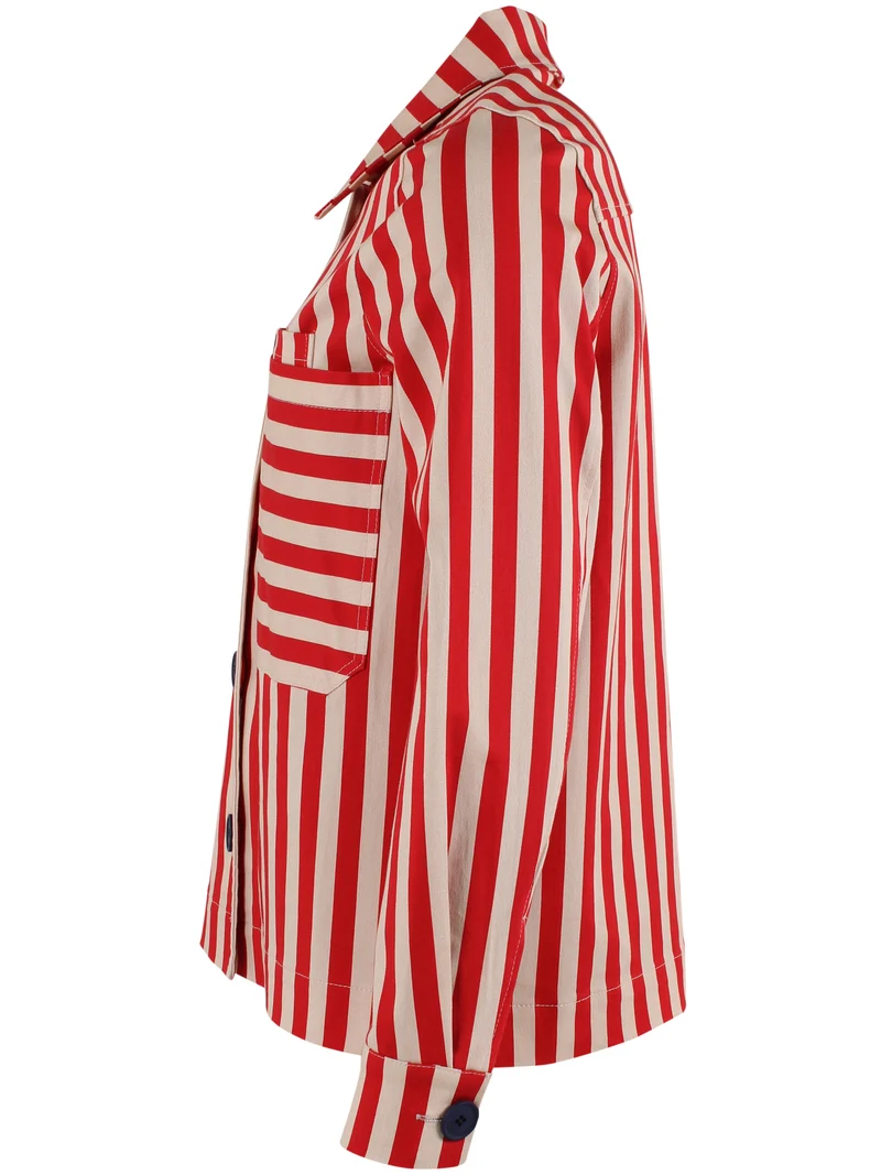 Daneprairie Stretch Canvas Jacket Summer Red/Chalk