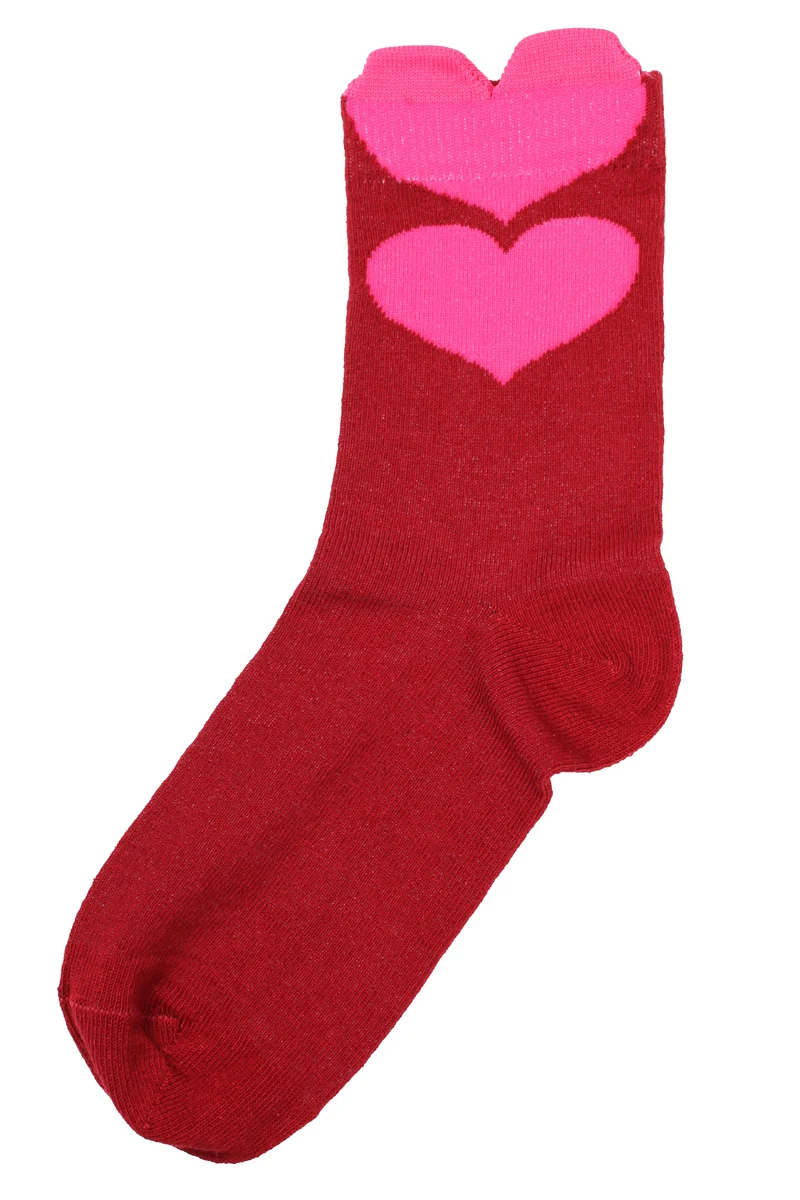 Dane3D Ladies Socks Red HEART