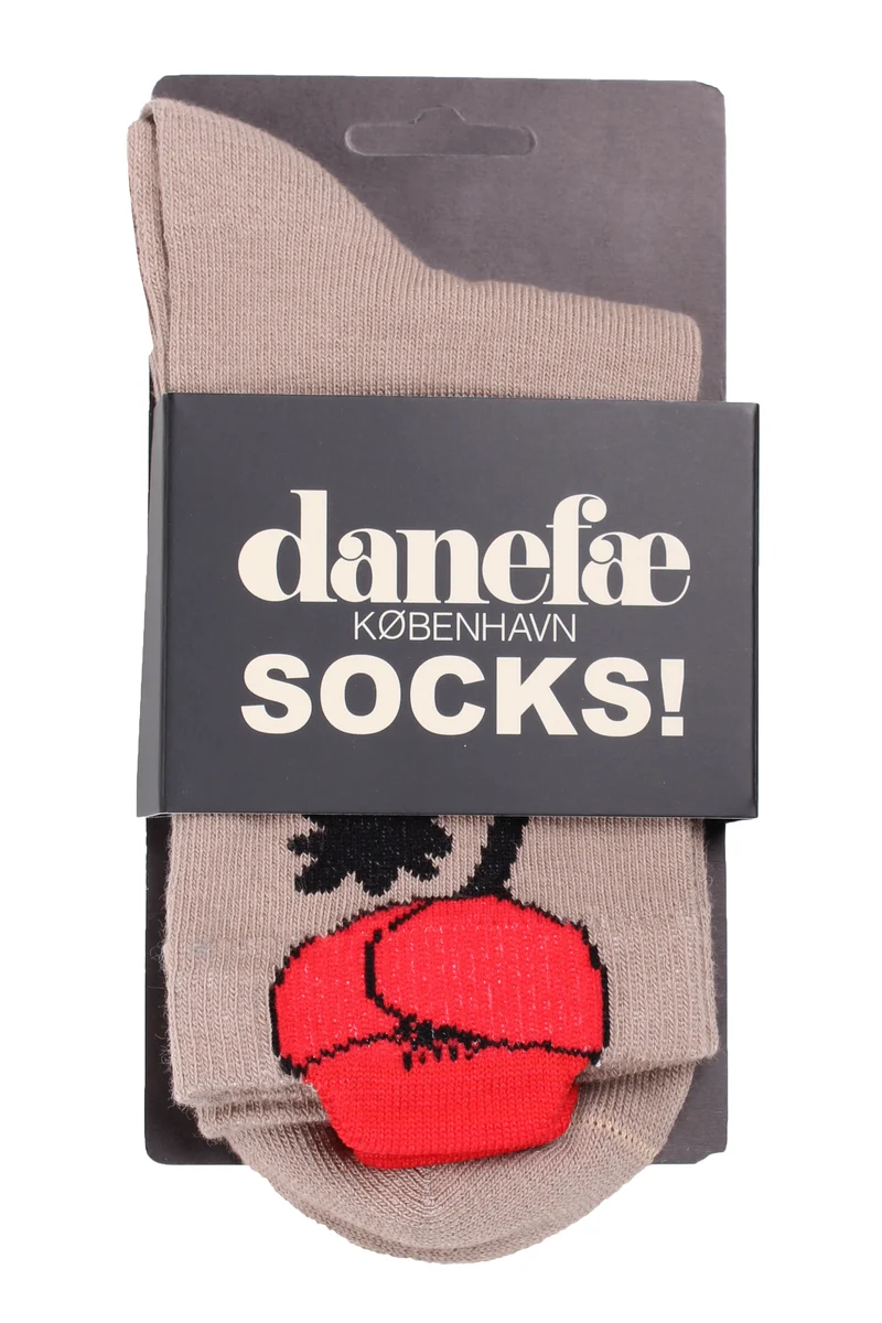 Dane3D Ladies Socks Rose Beige POPPY