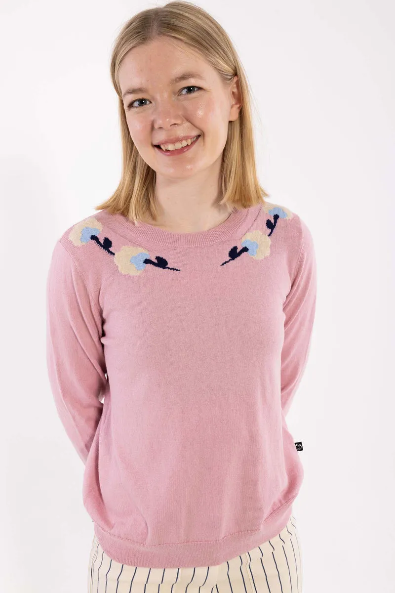 Danevibe Wool-Mix Sweater Cold Rose