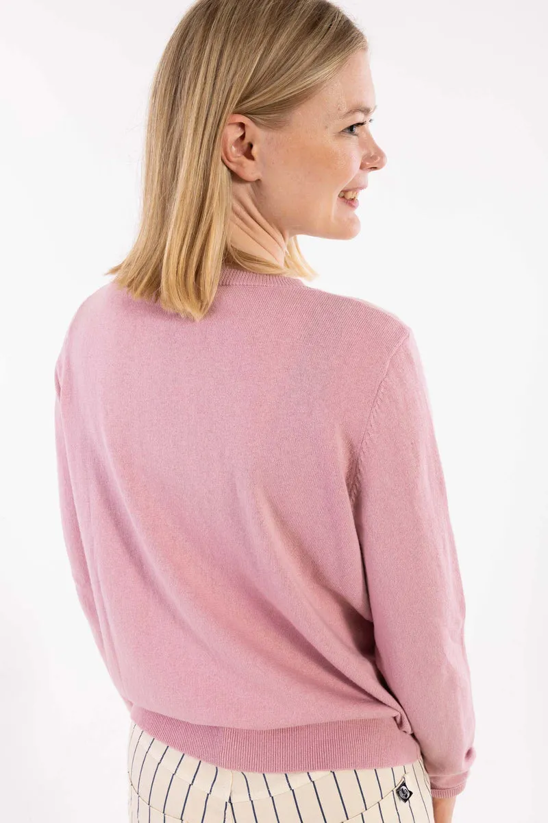 Danevibe Wool-Mix Sweater Cold Rose