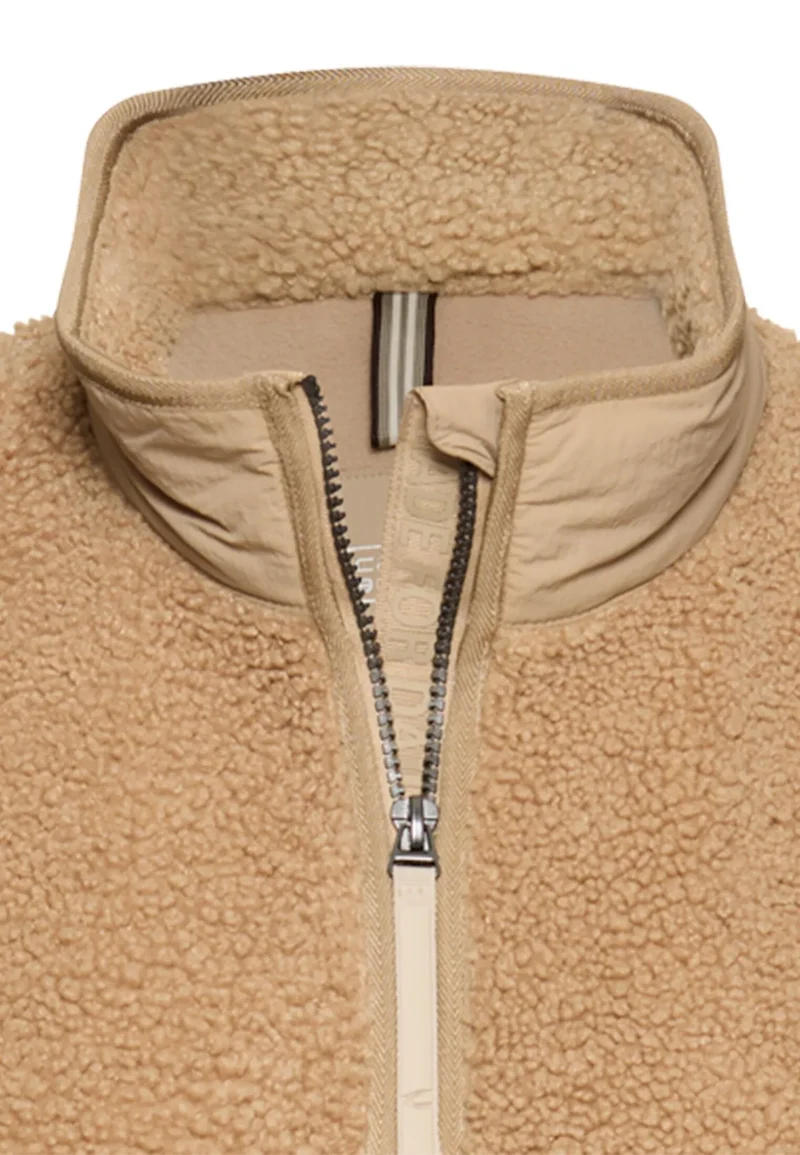 Teddy-Jacke mit Stehkragen