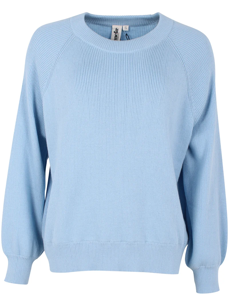 Danerelation Chunky Wool-Mix Sweater Cold Sky