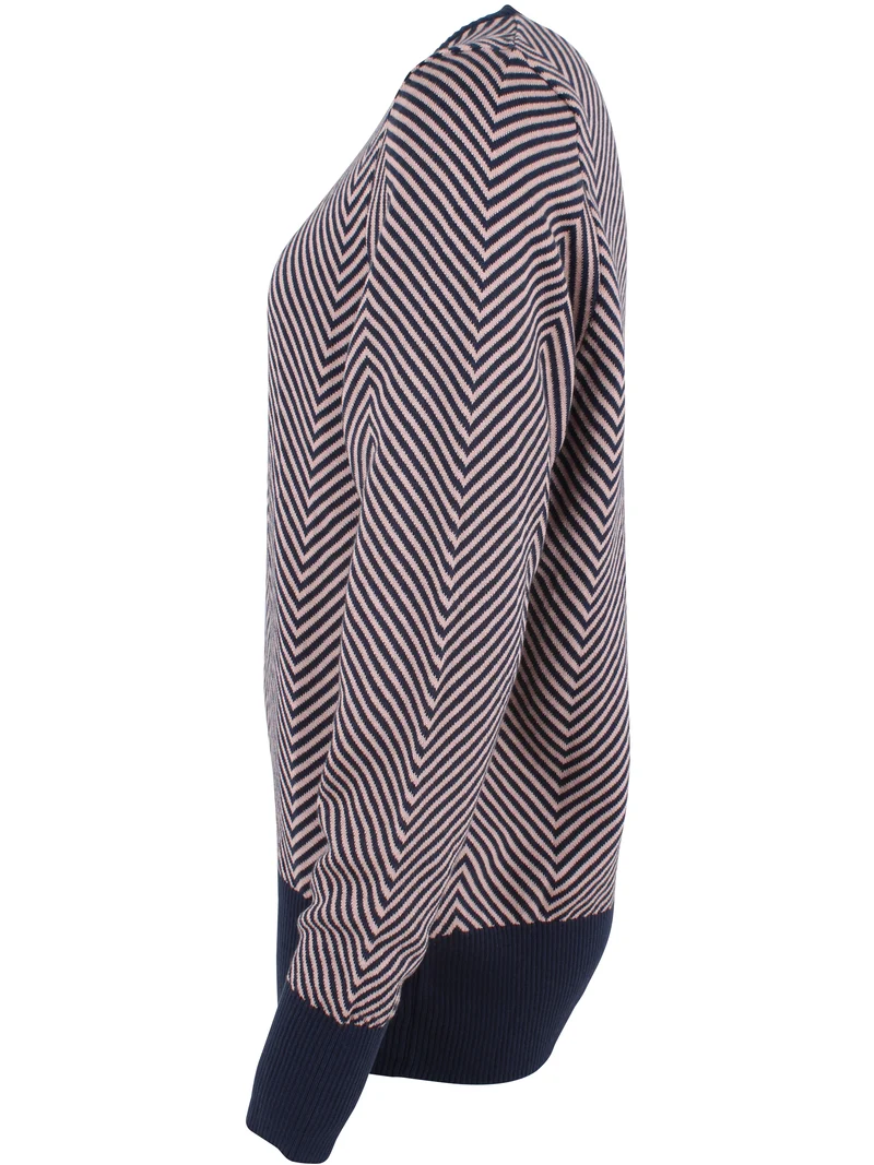Danefox Cotton Sweater Dark Navy/Quail