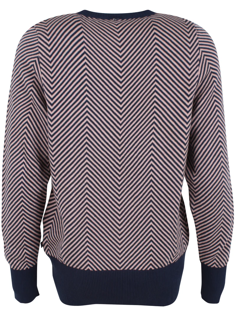 Danefox Cotton Sweater Dark Navy/Quail