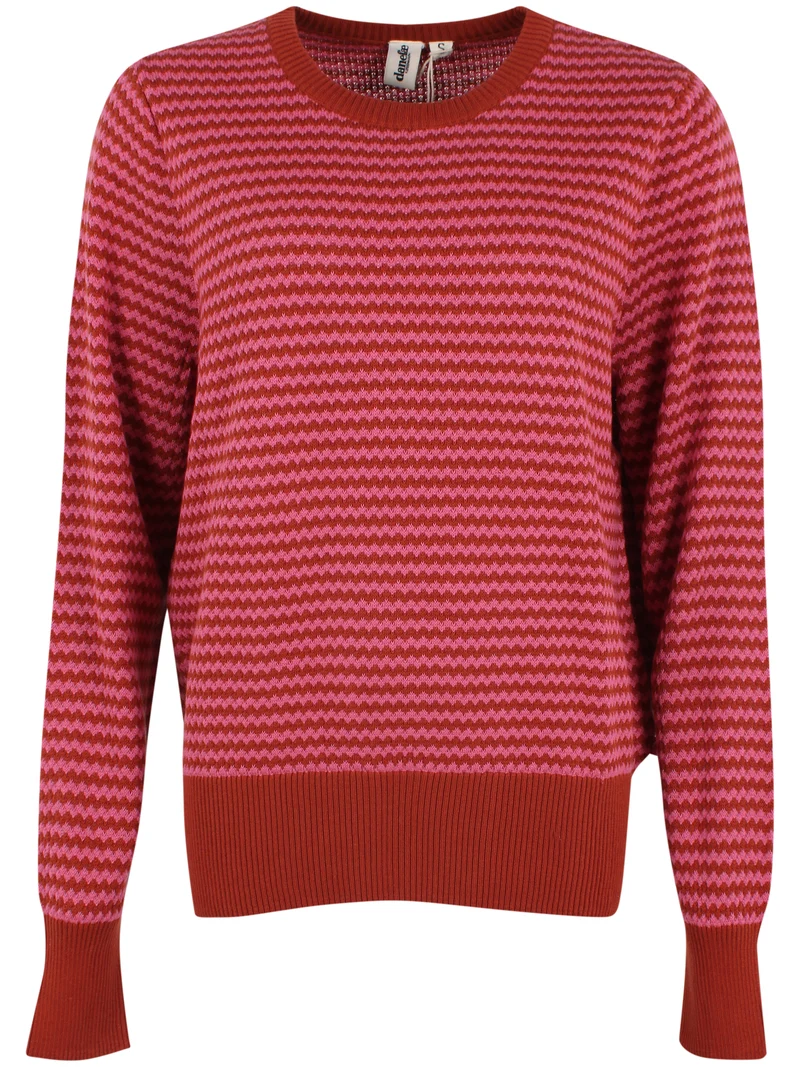 Danefox Pearl Knit Sweater Soft Cherry/Chili
