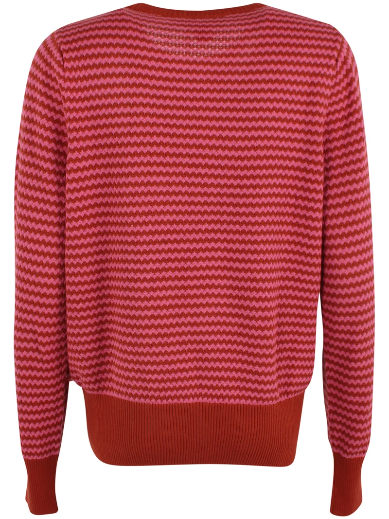 Danefox Pearl Knit Sweater Soft Cherry/Chili