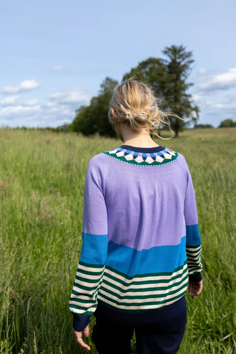 Danehappy Cotton Sweater Light Lilac MULTI