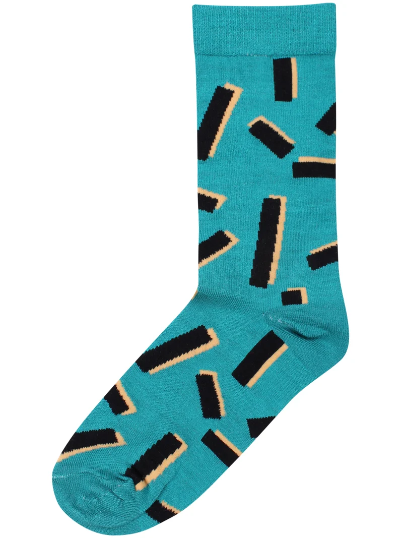 Danewalk With Me Socks Teal Lake POSTMOD