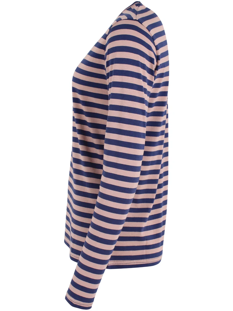 Danejubii Modal Tee Quail/Dark Blue