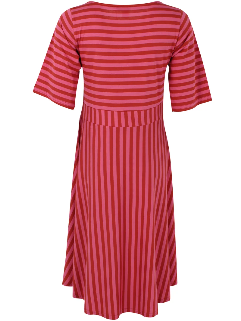 Daneviborg Modal SS Dress Chili/Soft Cherry