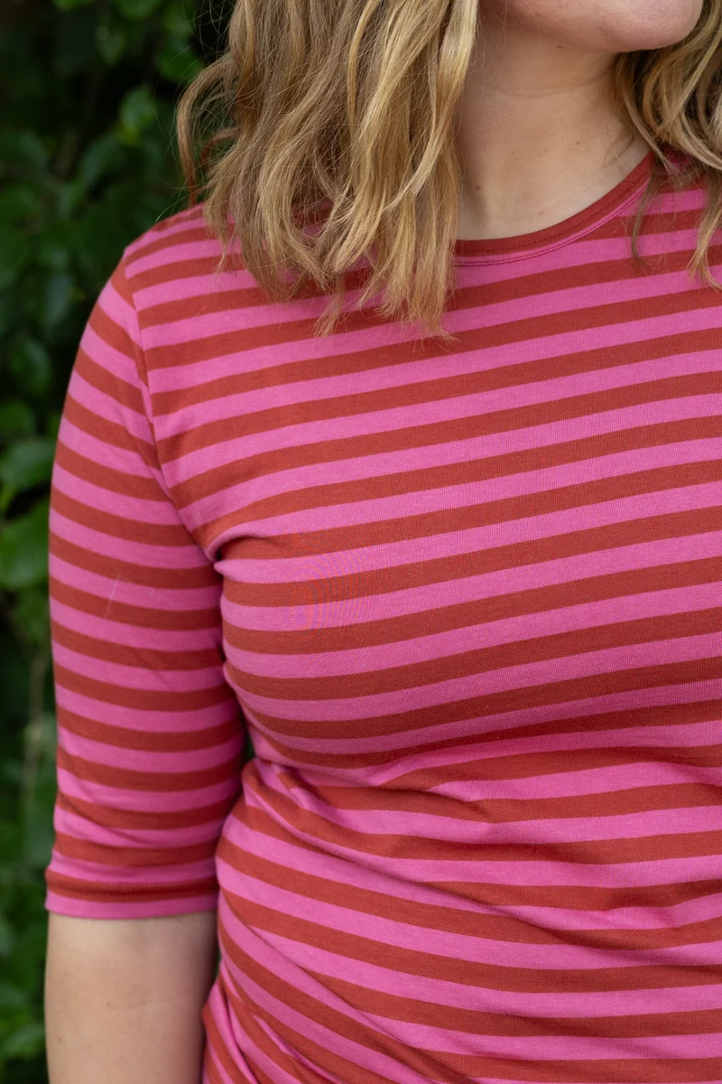 Danemanna Modal Tee Chili/Soft Cherry