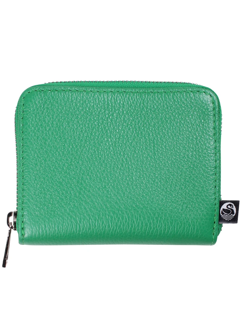 ESS - Danesortedam Leather Zip-Wallet Green