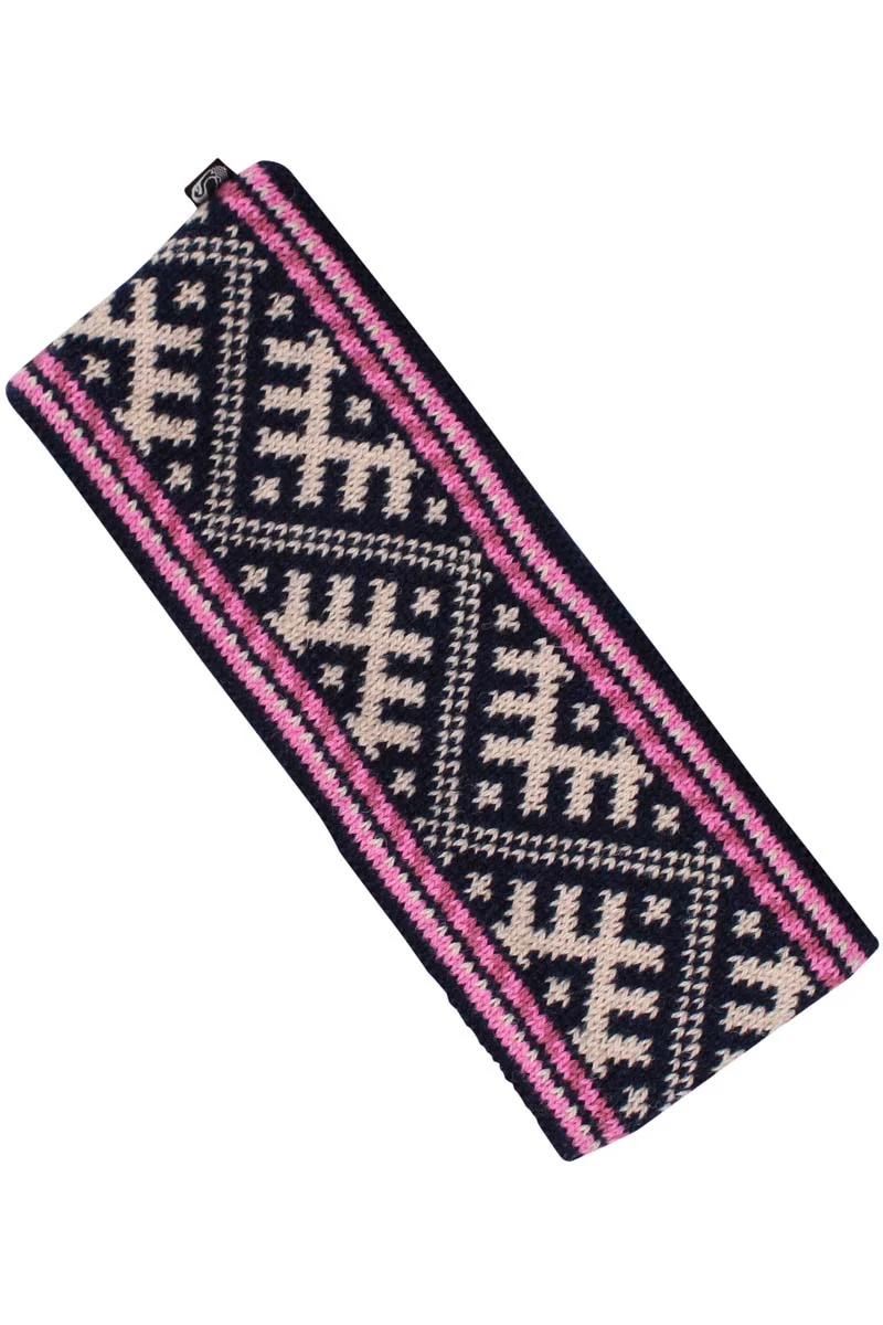 Danelangrend Wool Headband Navy/Offwhite