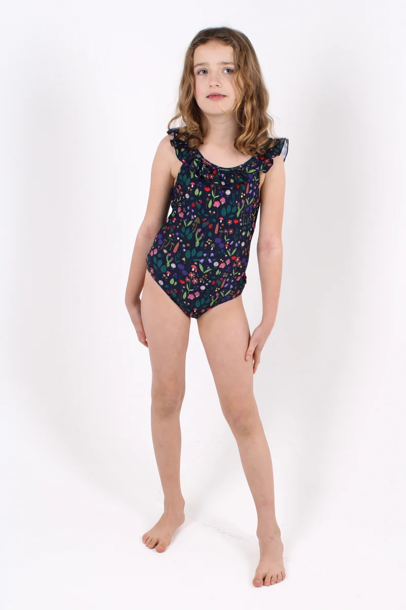 ESS - Danemermaid Swimsuit Navy BOTANICAL