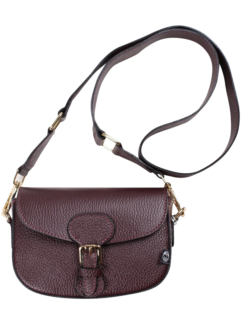 ESS - Danebernadotte Leather Shoulder Bag Red Wine