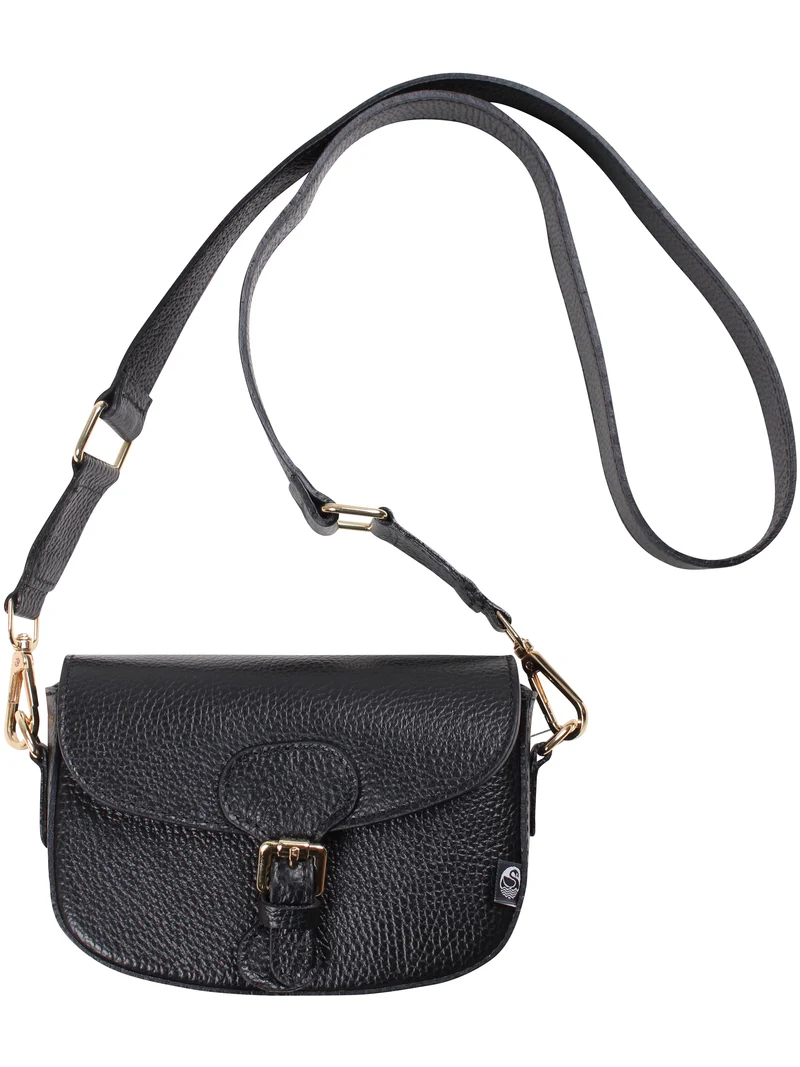 ESS - Danebernadotte Leather Shoulder Bag Black