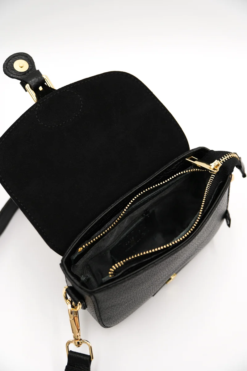 ESS - Danebernadotte Leather Shoulder Bag Black