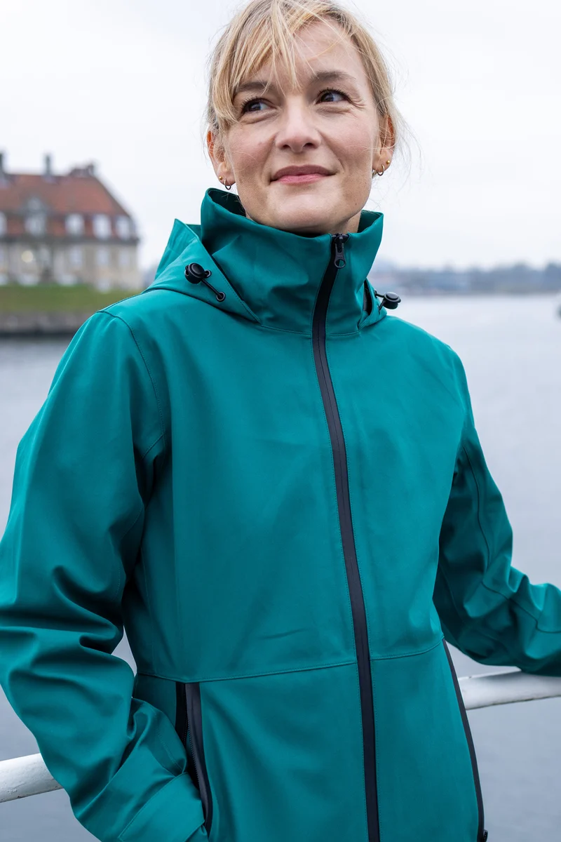 Danelittle Sister Raincoat Dark Green