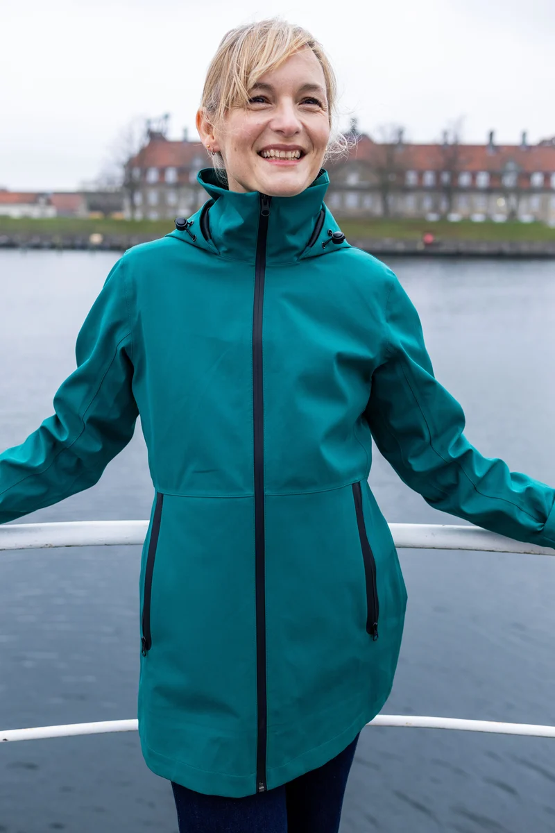 Danelittle Sister Raincoat Dark Green