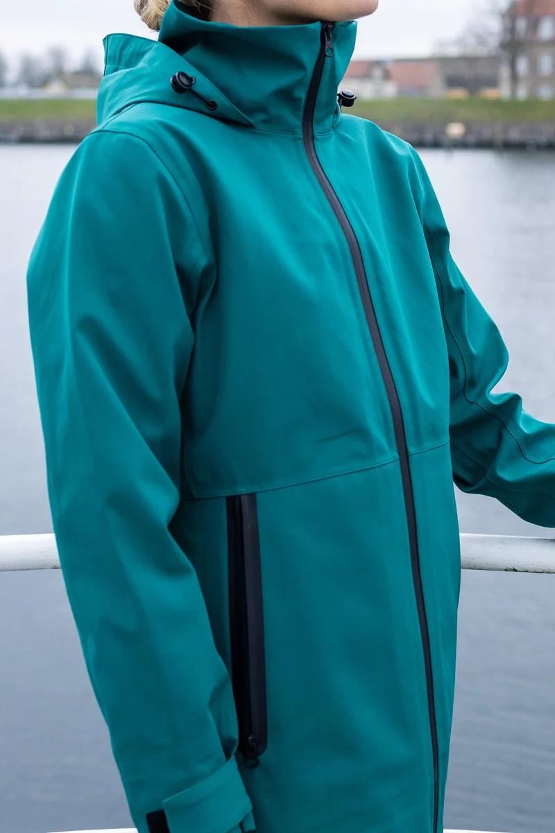 Danelittle Sister Raincoat Dark Green