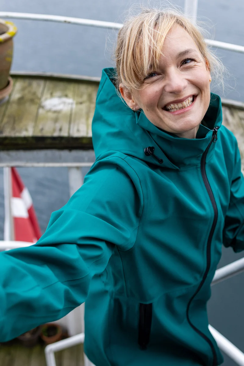 Danelittle Sister Raincoat Dark Green