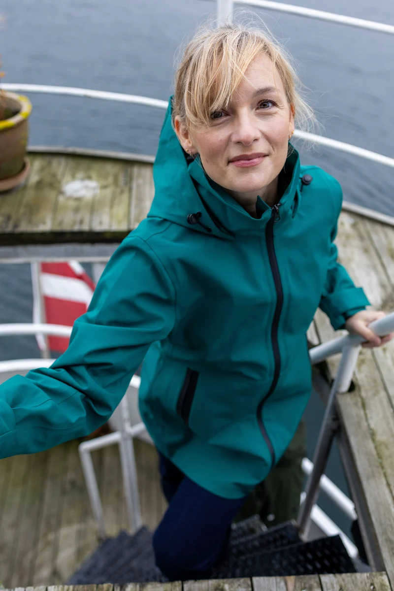 Danelittle Sister Raincoat Dark Green