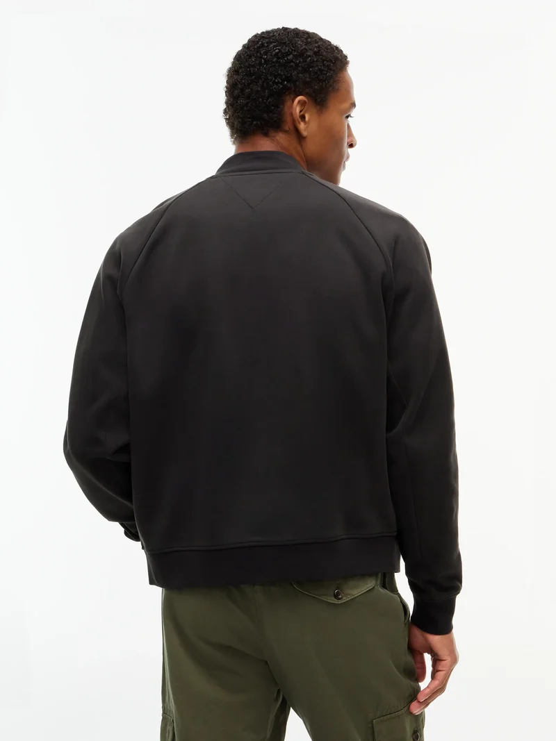 Sweatjacke aus Baumwollmix