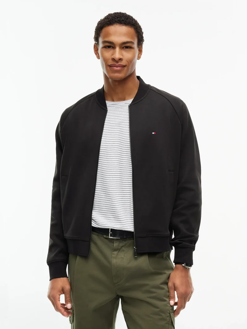 Sweatjacke aus Baumwollmix