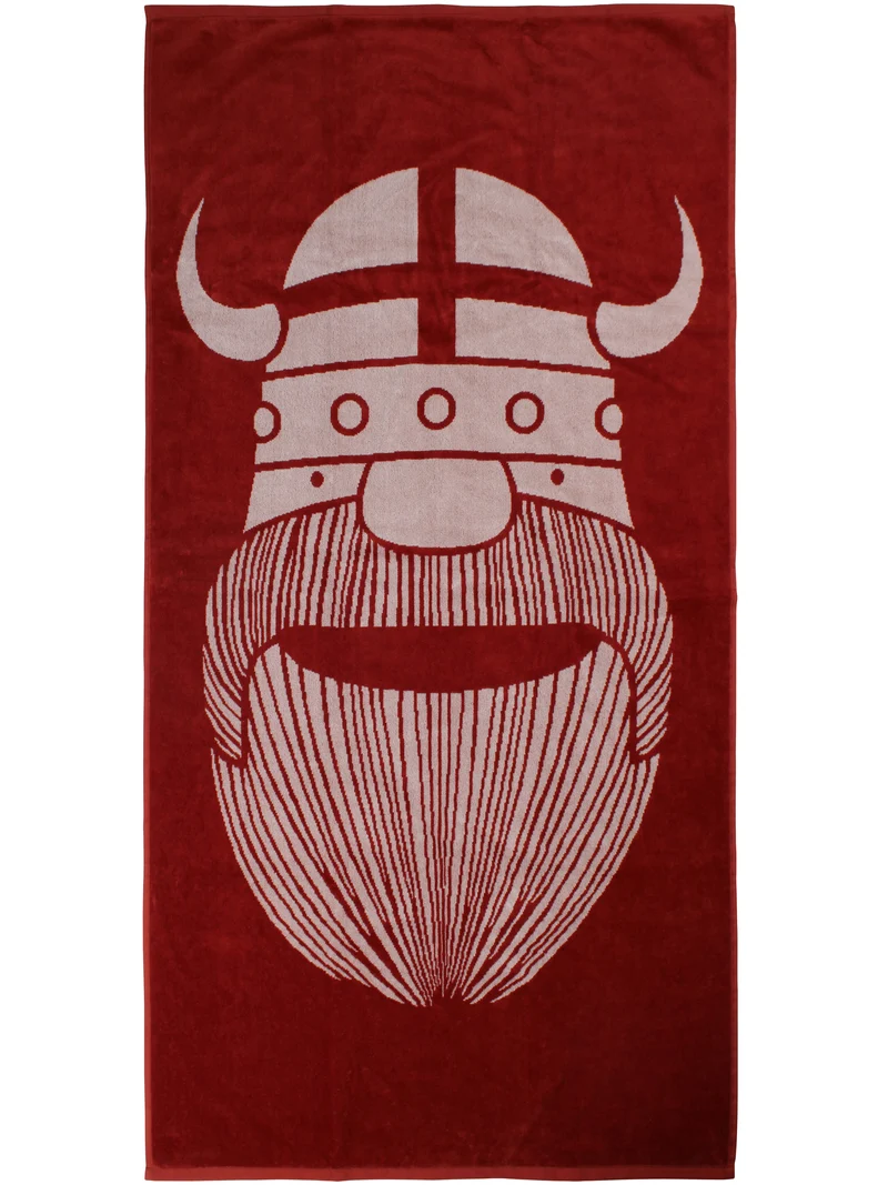 Danebademester Towel Dark Rust/Light Beige ERIK