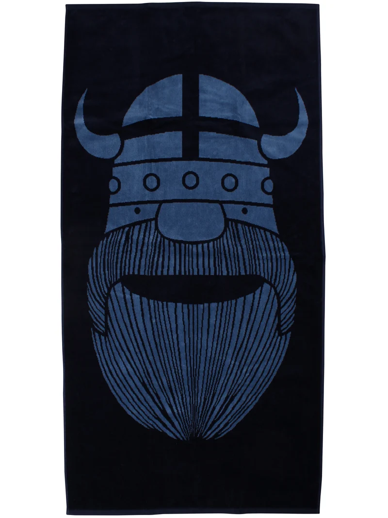 Danebademester Towel Dark Navy/Porcelaine ERIK