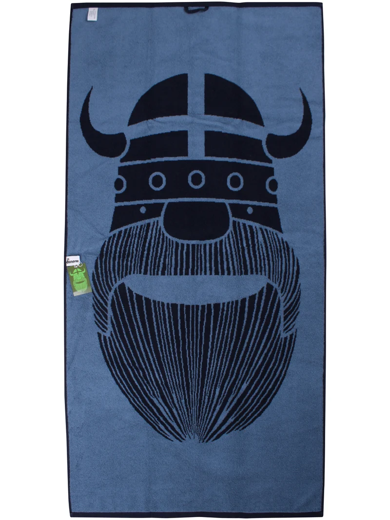Danebademester Towel Dark Navy/Porcelaine ERIK