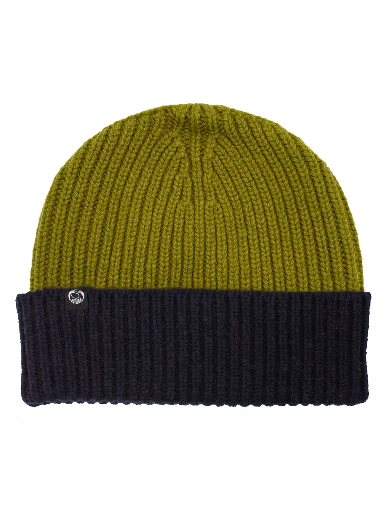 Danewarm Thoughts Merino Beanie Olive/Navy