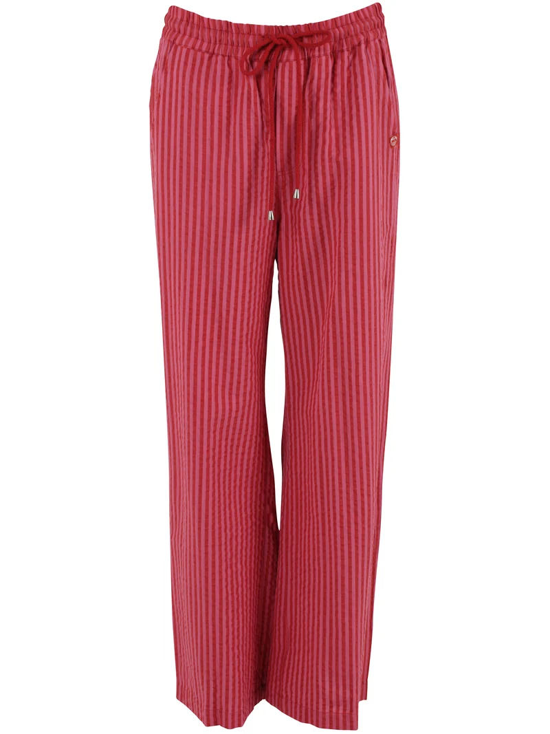 Danenynne Seersucker Pants Chili/Soft Cherry
