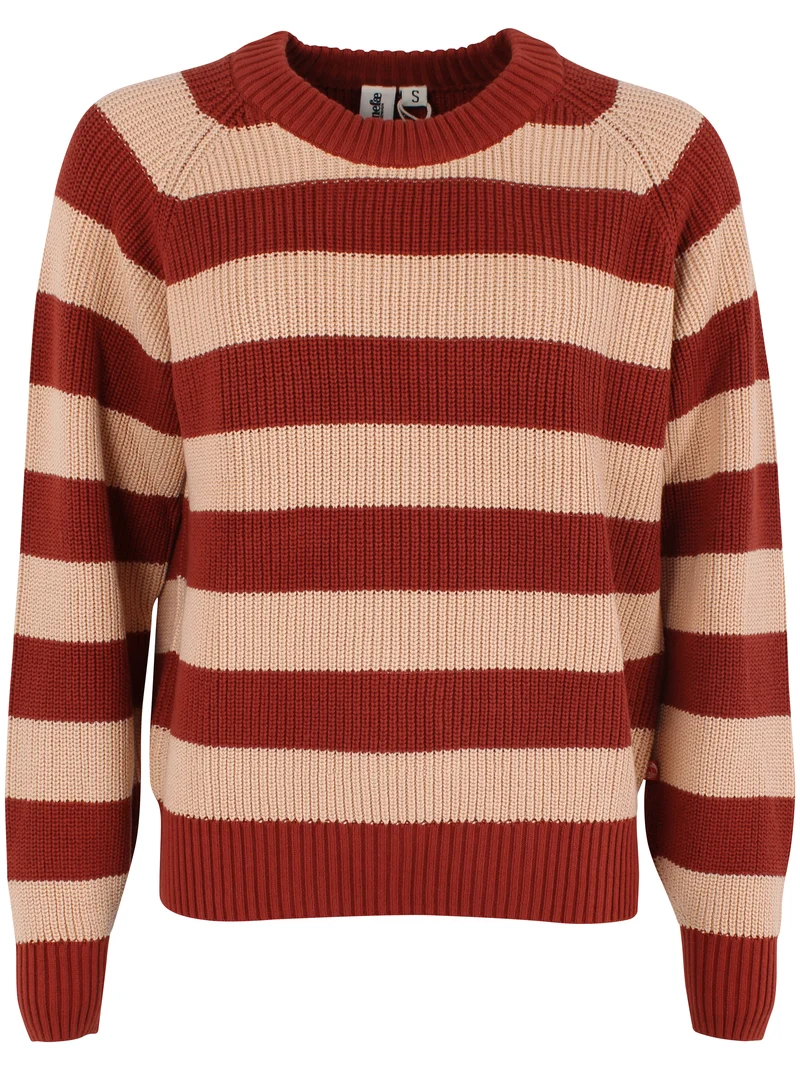 Danejumbo Cotton Rib Sweater Chili/Nougat