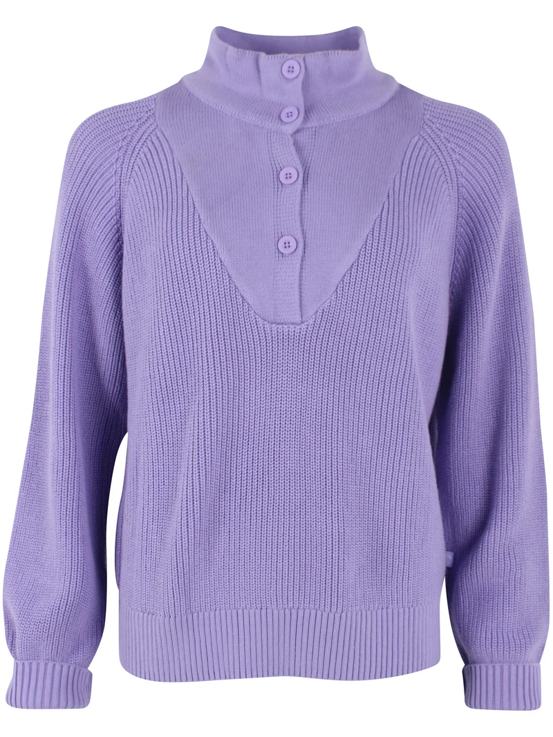 Danehearty Cotton Sweater Light Lilac