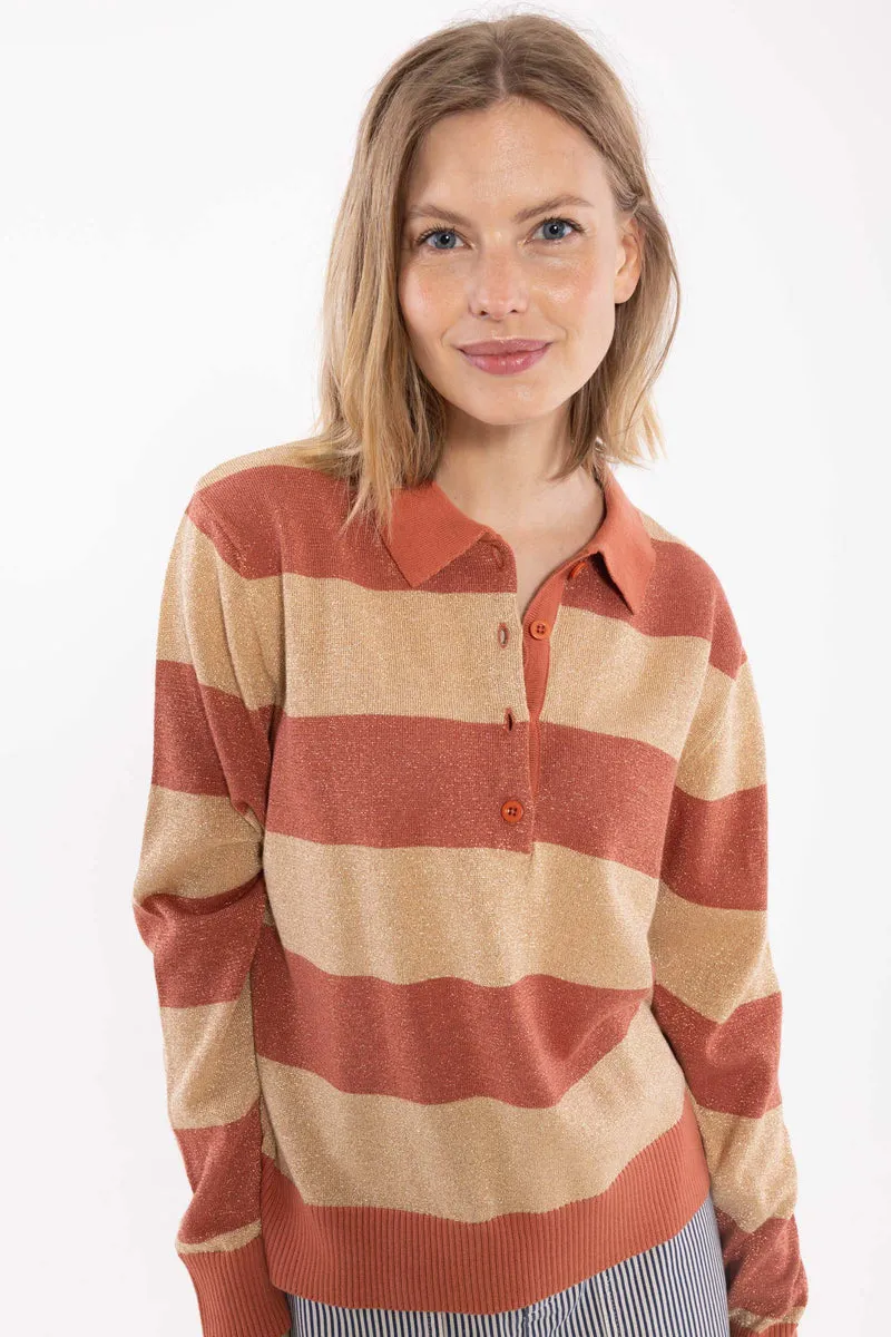 Danepetit Four Glitter Sweater Aragon/Nougat