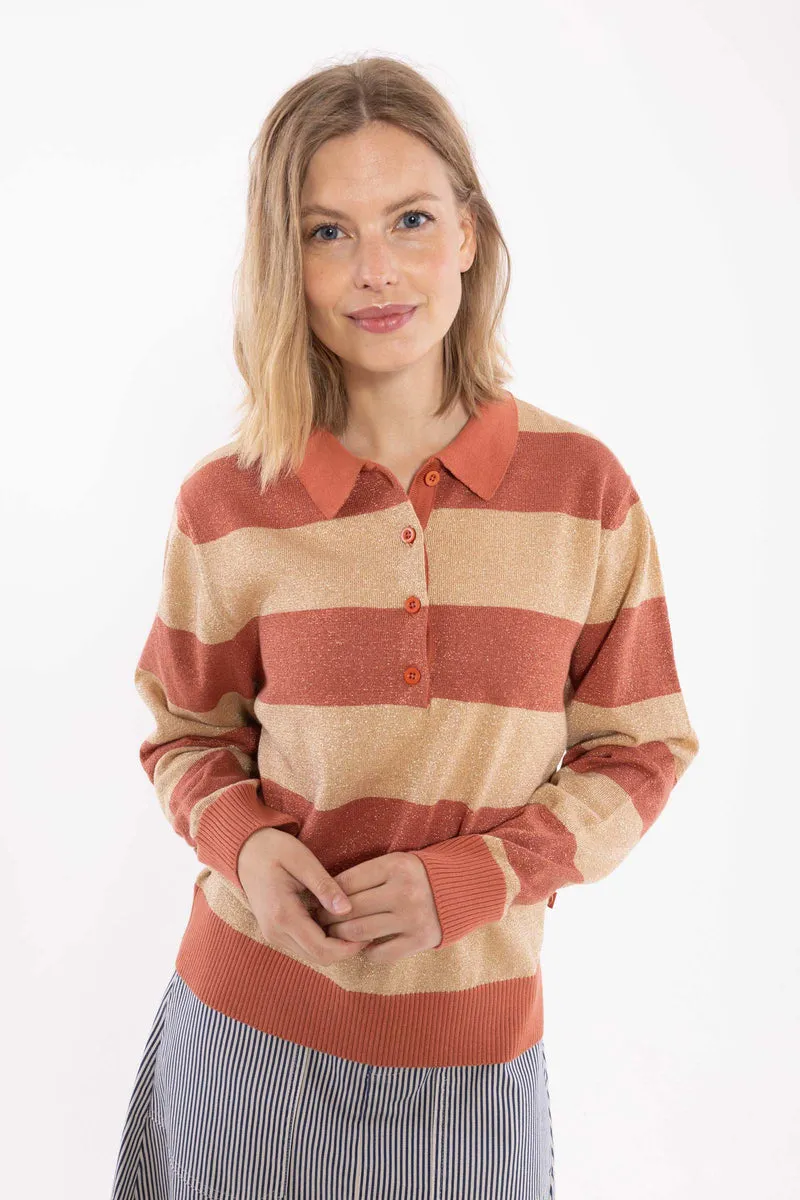 Danepetit Four Glitter Sweater Aragon/Nougat