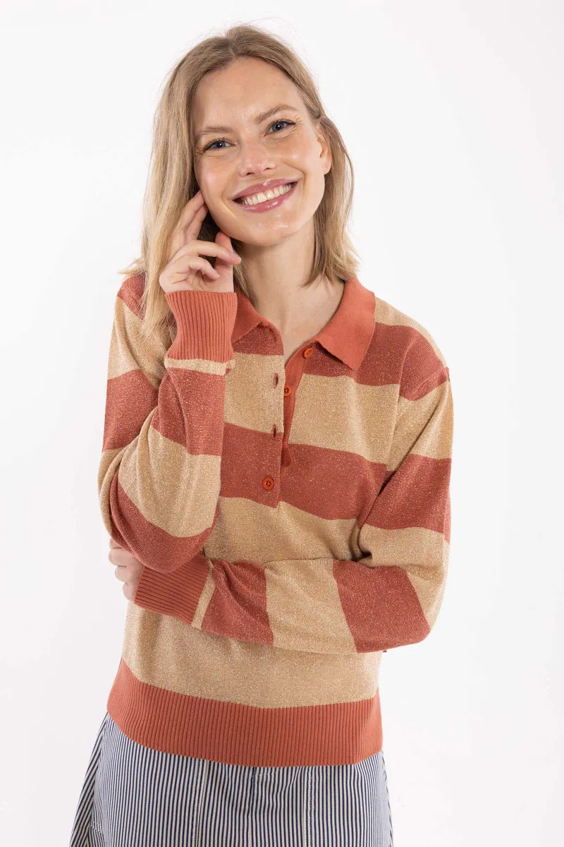 Danepetit Four Glitter Sweater Aragon/Nougat