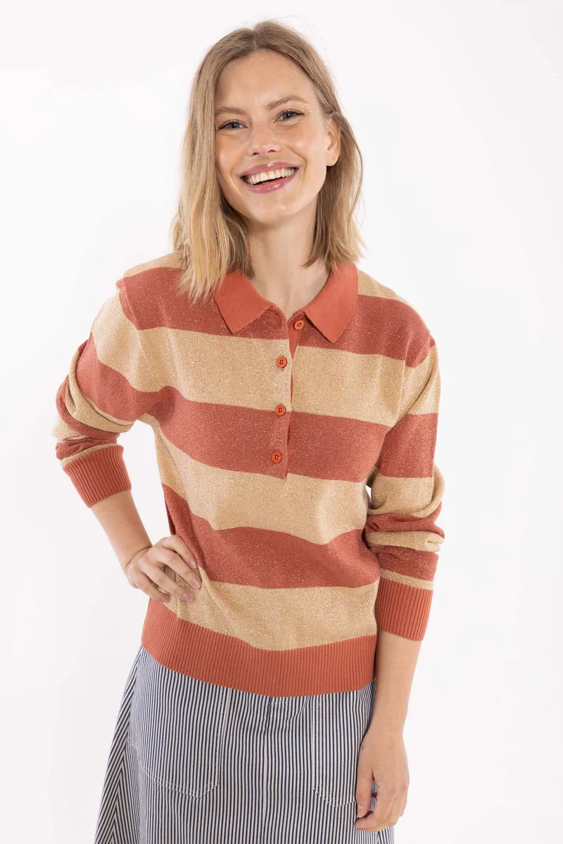 Danepetit Four Glitter Sweater Aragon/Nougat
