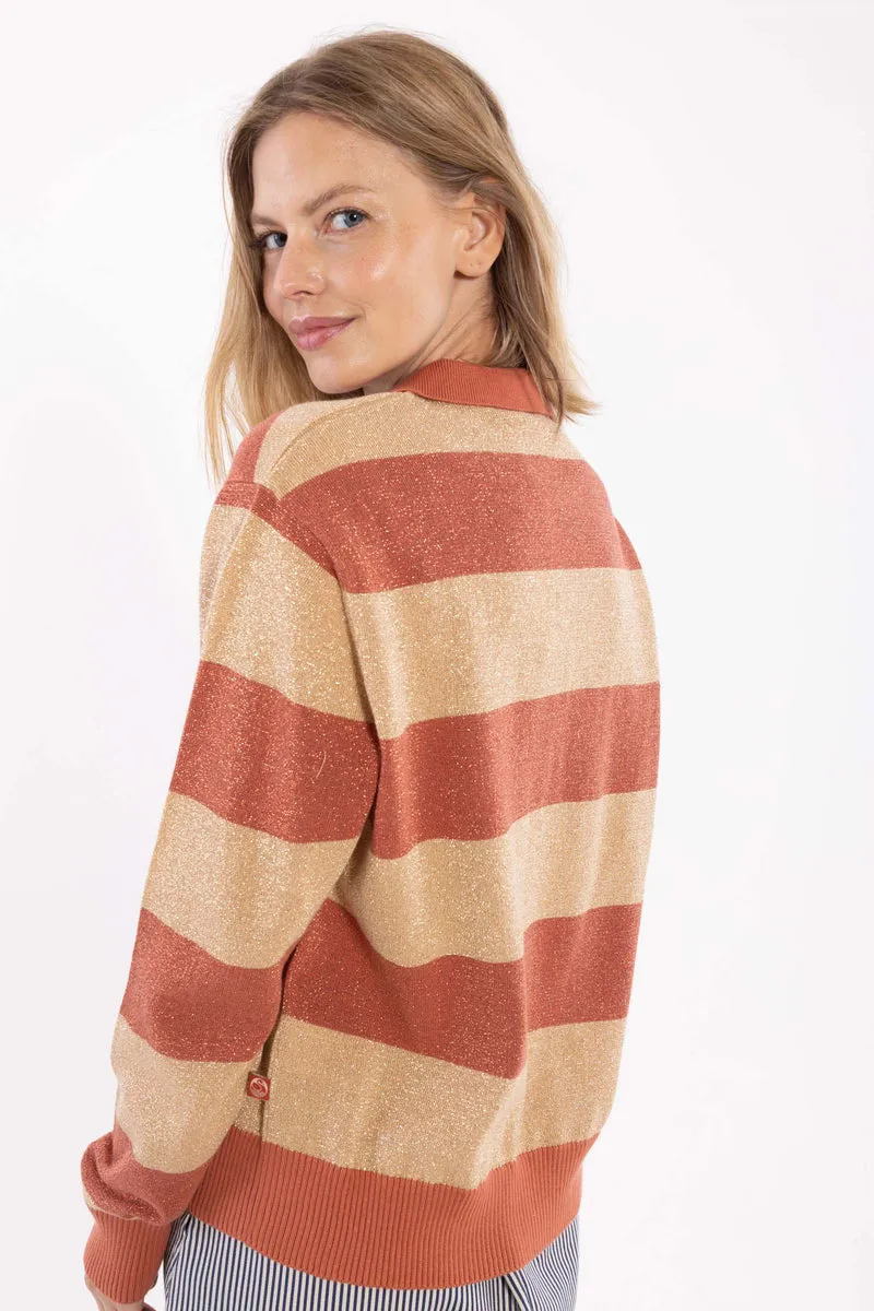 Danepetit Four Glitter Sweater Aragon/Nougat
