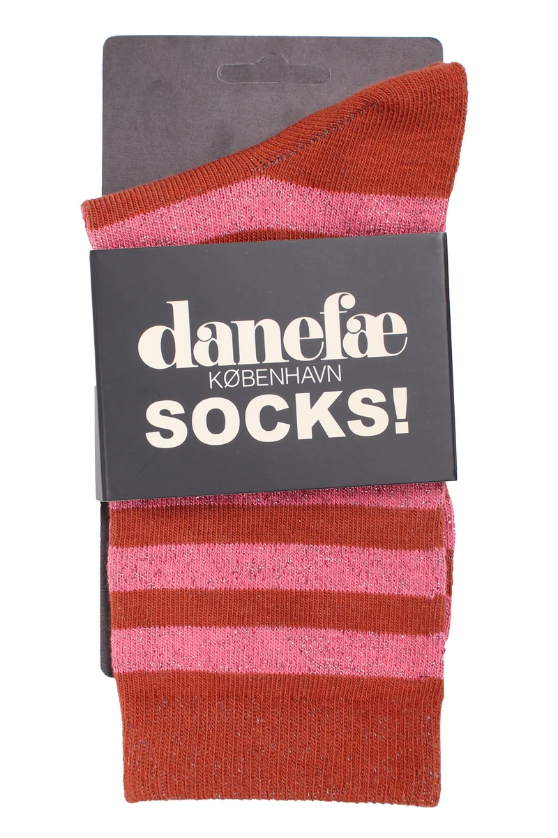 Daneraven Glitter Sox Chili/Soft Cherry