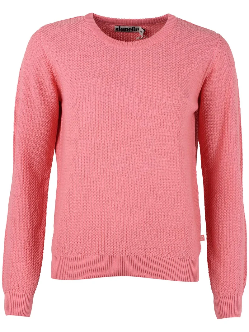 Danepearly Pearl Knit Sweater Bright Coral