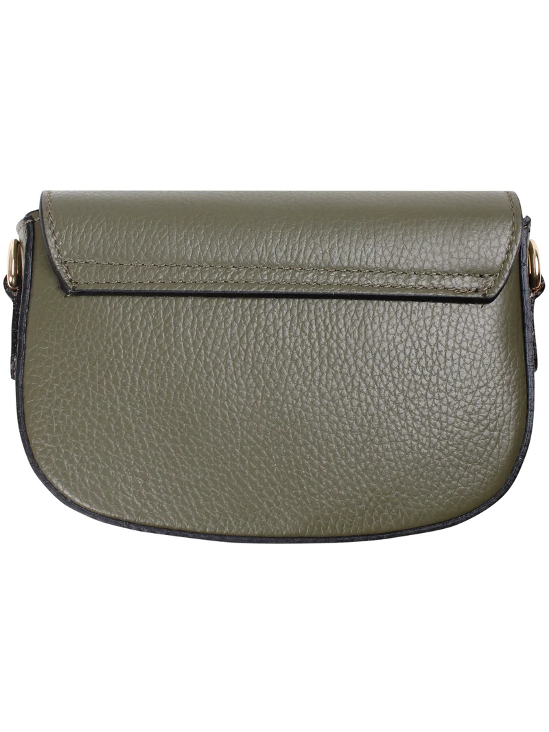 ESS - Danebernadotte Leather Shoulder Bag Dk Army