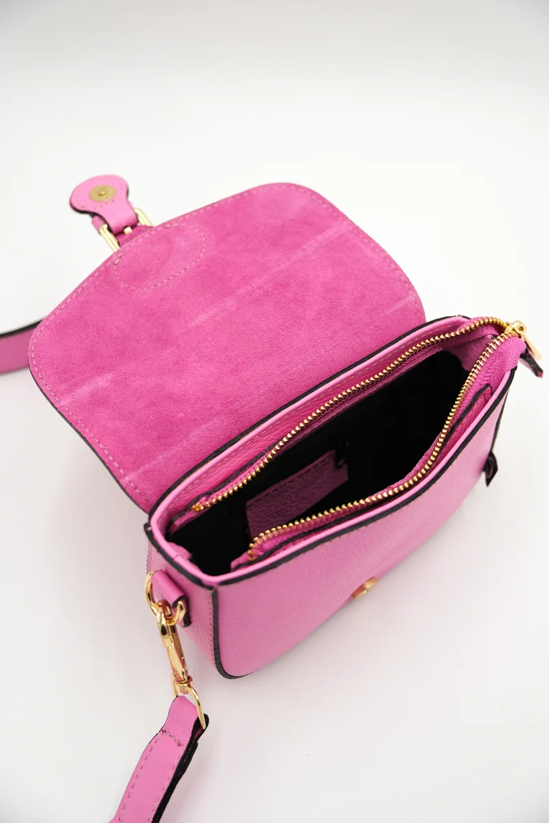ESS - Danebernadotte Leather Shoulder Bag Flamingo