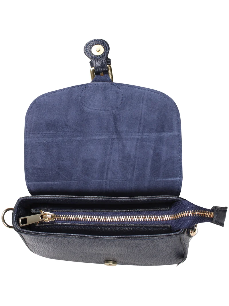 ESS - Danebernadotte Leather Shoulder Bag Dark Navy