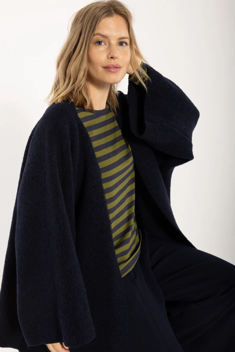 Danemodernism Wool Jacket Navy