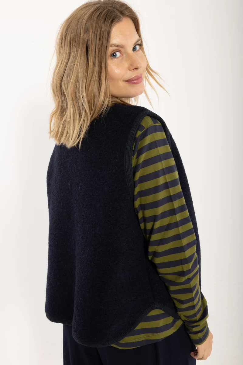 Danecobra Wool Vest Navy